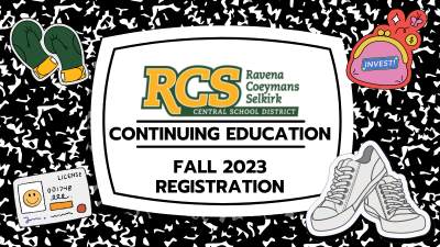 Continuing Education Fall 2023 Registration