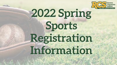 Spring 2022 Sports Registration Information