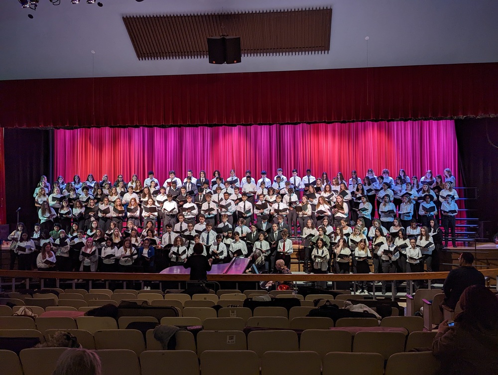 Students at New York State School Music Association (NYSSMA) Area All-State Festival