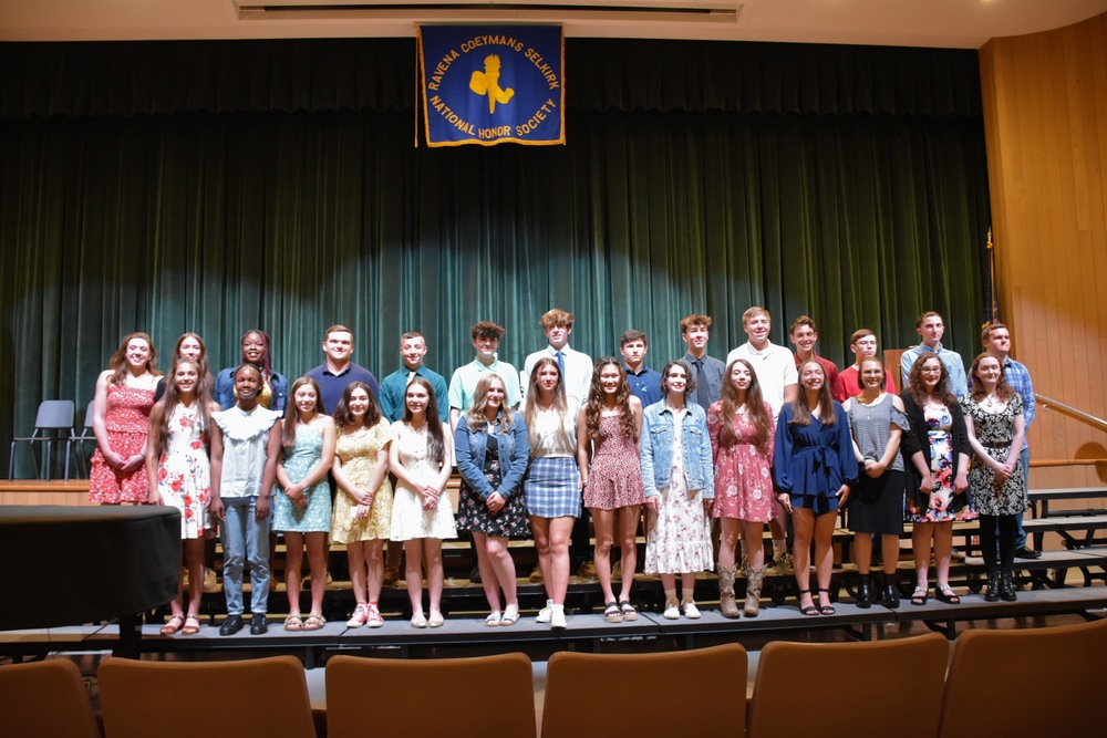 RCS High School students inducted into National Honor Society
