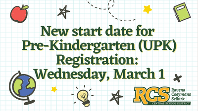 New start date for Prek -- March 1