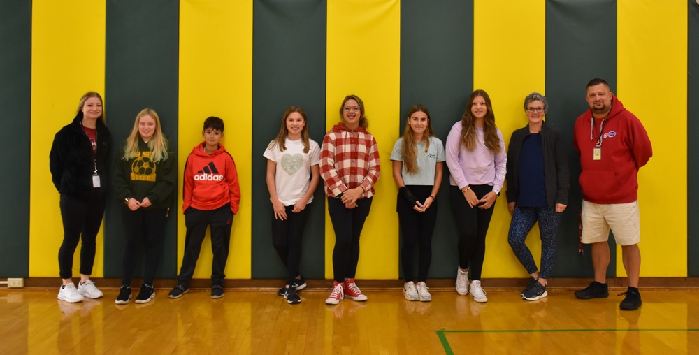 MS P.E. Students of the Month - October 