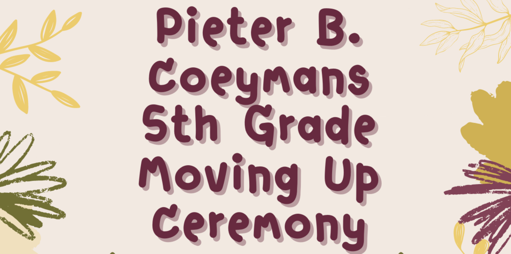 PBC 5th Grade Moving Up Day Invite & Information