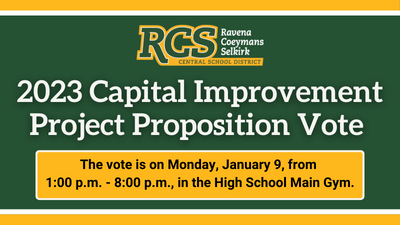 RCS residents head to the polls on January 9 for the Capital Improvement Project Proposition Vote 