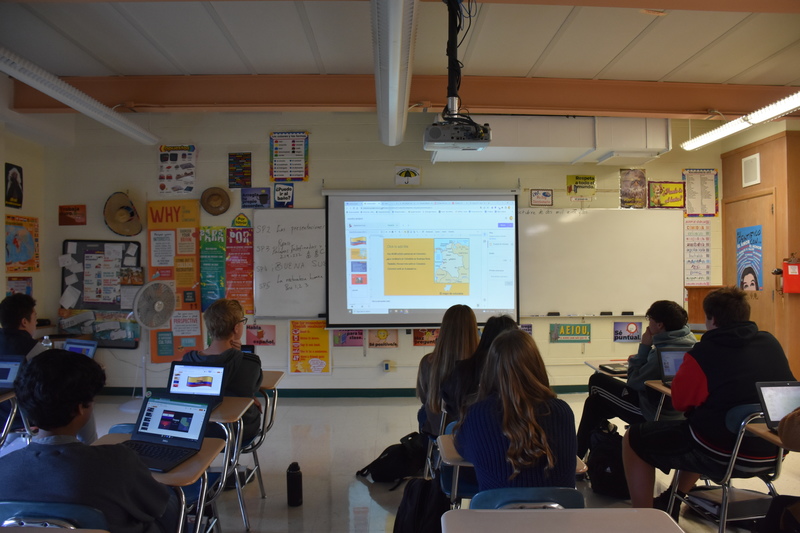 High School Spanish classes celebrate Hispanic Heritage Month with exploratory presentations